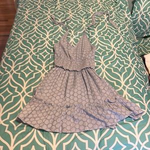 Blue Jessica Simpson halter top summer dress, xs